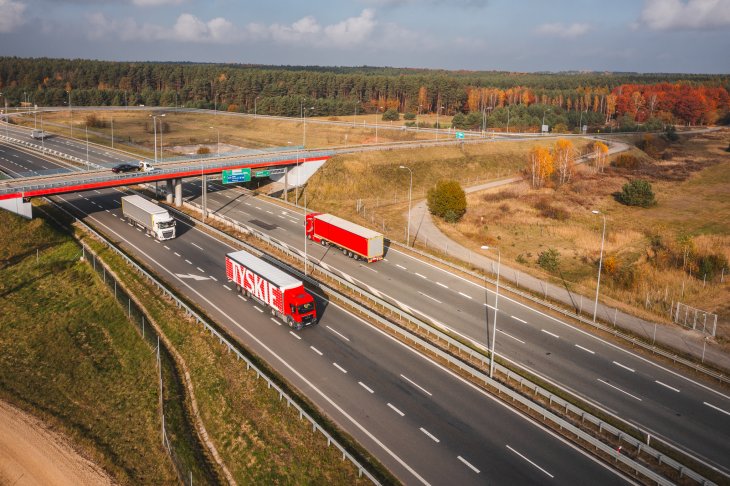 Wiadukt nad drogą ekspresową S1. Fot. GDDKiA